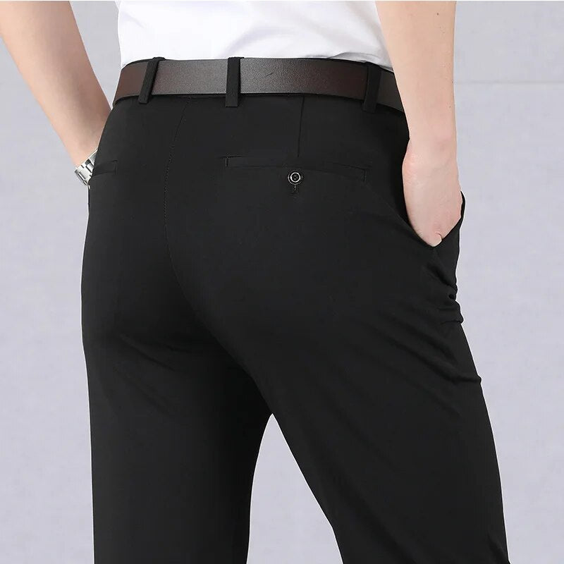 Poseidon Set of 2 Premium Trousers - Formal Office Going Set of Any Two Colours