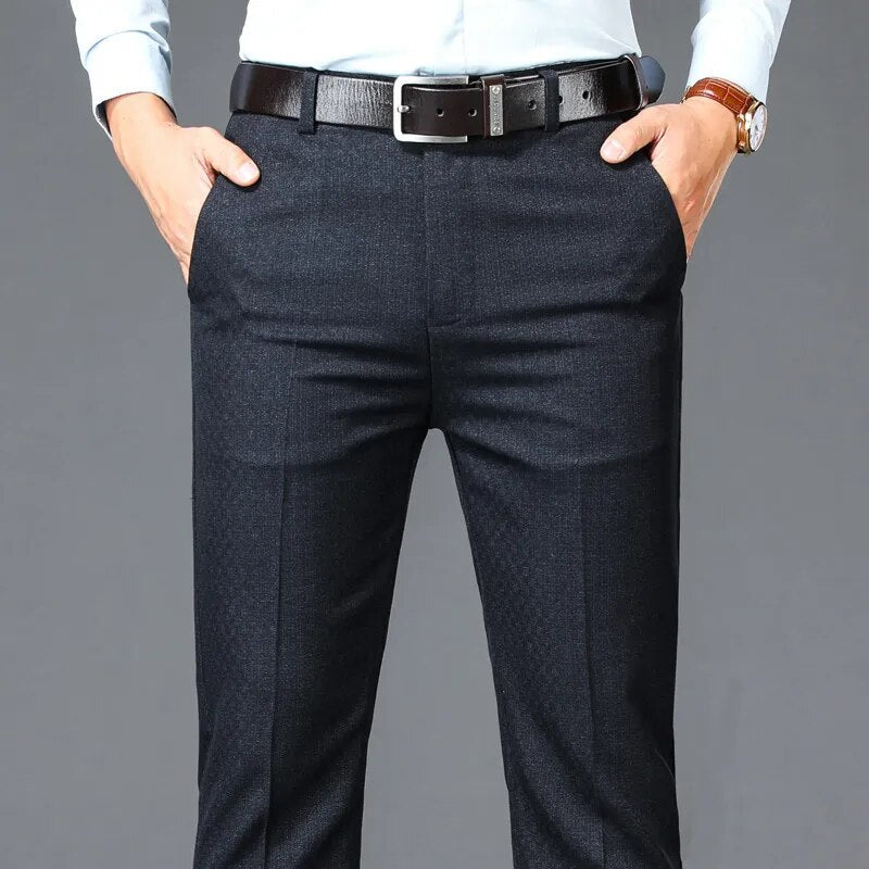 Poseidon Set of 2 Premium Trousers - Formal Office Going Set of Any Two Colours