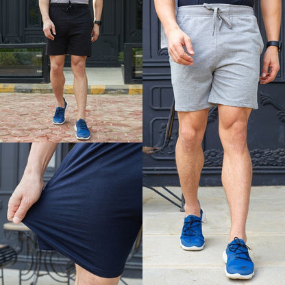 Combo Pack of 3 - Poseidon Apparel Shorts for Men